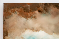 These contemporary abstract mixed media paintings are inspired by nature. Image 4
