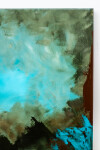 These contemporary abstract mixed media paintings are inspired by nature. Image 3