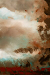 These contemporary abstract mixed media paintings are inspired by nature. Image 6