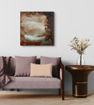 These contemporary abstract mixed media paintings are inspired by nature. Image 10