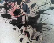 This unique abstract expressionist watercolor was painted by Jean-Paul Riopelle. Image 3