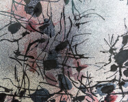 This unique abstract expressionist watercolor was painted by Jean-Paul Riopelle. Image 4