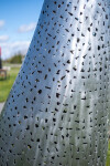 This contemporary outdoor monumental metal sculpture is by Jean-Pierre Morin. Image 5
