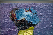 This abstract oil painting of flowers is by Jennifer Hornyak. Image 8