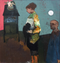 Jennifer Hornyak’s richly textured oil paintings are reminiscent in form and colour of the great Fauvist artists such as Matisse.