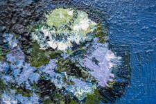 This contemporary oil painting of flowers is by Jennifer Hornyak. Image 7