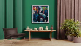 This contemporary figurative oil painting was created by Jennifer Hornyak. Image 13