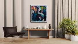 This contemporary figurative oil painting was created by Jennifer Hornyak. Image 12