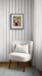 This abstract contemporary composition has a floral theme rendered in coral and black. Image 11