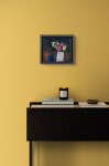 This abstract contemporary colourful oil painting has a floral theme. Image 12