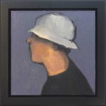 In this simple, striking oil portrait British artist Jennifer Hornyak has captured the image of a young man in profile, casually dressed in … Image 2