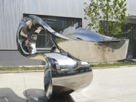 Jeremy Guy's sculpture series are available in Mirror Polished Stainless Steel. Image 5