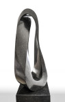 Jeremy Guy’s series of elegant contemporary sculptures, called Mobius, are created from rich black granite. Image 6
