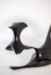 This abstract figurative indoor sculpture is made of bronze by Jeremy Guy. Image 7