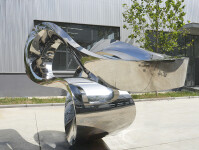 Jeremy Guy's sculpture series are available in Mirror Polished Stainless Steel. Image 4