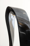 This contemporary sculpture in black marble is by Jeremy Guy. Image 5