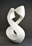 This sculpture is numbered in an edition of 50 and weighs approximately 80 pounds it sits vertically without a base. Image 4