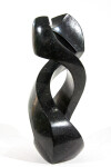 Smooth-surfaced, engineered black granite is sculpted into an elegant figure eight by Jeremy Guy. Image 2