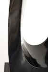 This contemporary sculpture in black marble is by Jeremy Guy. Image 7