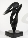 Smooth-surfaced, engineered black granite is sculpted into an elegant, spinning form by Jeremy Guy. Image 6