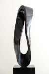This contemporary sculpture in black marble is by Jeremy Guy. Image 20