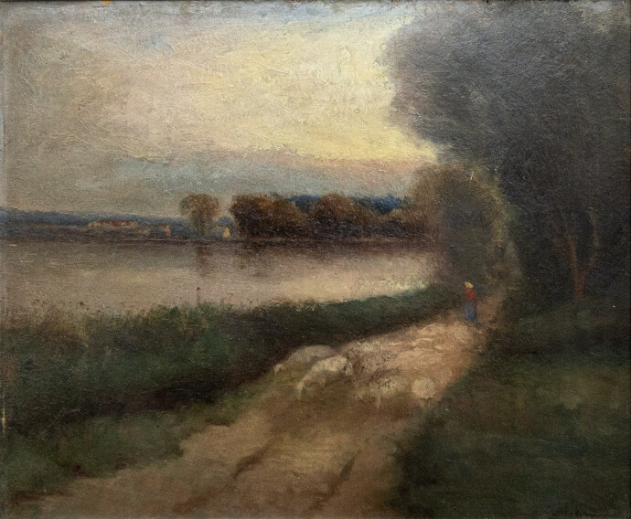 John Hammond (1843-1939) was a Canadian artist and art educator known for his landscapes and marine paintings.