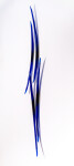 This blue glass wall sculpture is by John Paul Robinson. Image 4