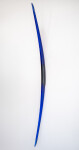 This contemporary glass wall sculpture in deep blue is by John Paul Robinson. Image 2