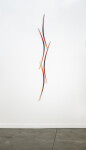 This red and orange glass wall sculpture is by John Paul Robinson. Image 12