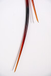 This red and orange glass wall sculpture is by John Paul Robinson. Image 5