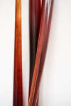 This modern glass wall sculpture in red was forged by John Paul Robinson. Image 5