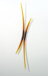 This amber glass wall sculpture is by John Paul Robinson. Image 10