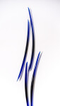 This blue glass wall sculpture is by John Paul Robinson. Image 6