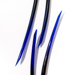 This blue glass wall sculpture is by John Paul Robinson. Image 7