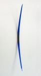 This contemporary glass wall sculpture in deep blue is by John Paul Robinson. Image 4