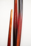 This modern glass wall sculpture in red was forged by John Paul Robinson. Image 6