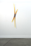 This amber glass wall sculpture is by John Paul Robinson. Image 2