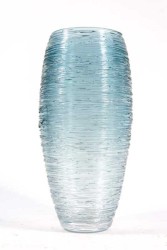 Gossamer Vase Medium Steel Blue 10