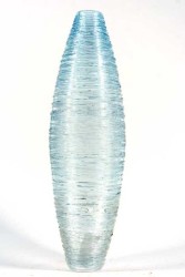 Gossamer Vase Medium Tall Aqua 4