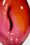 This modern glass red and pink vase by Julia Reimer is inspired by nature. Image 4