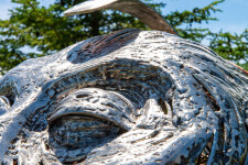 The Anatomy of Presence stands as a striking and contemplative human-scale sculpture, at once monumental and deeply intimate. Image 14