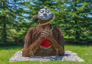 The Anatomy of Presence stands as a striking and contemplative human-scale sculpture, at once monumental and deeply intimate.