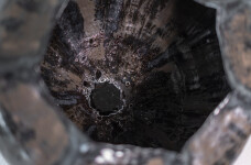 This contemporary ceramic black bowl is by Loren Kaplan. Image 9