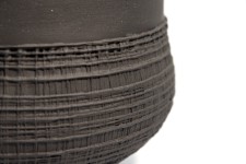This exquisitely detailed basalt clay vessel was created by Loren Kaplan. Image 5