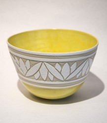 Engraved Bowl With Lemon No1