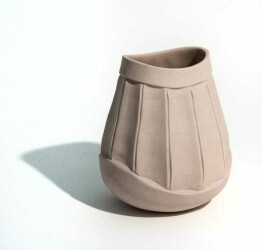 Pink Small Carved Vessel