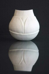 Porcelain Small Carved Vessel