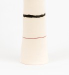 At once elegant and striking in their design, these porcelain vessels were created by Loren Kaplan. Image 4