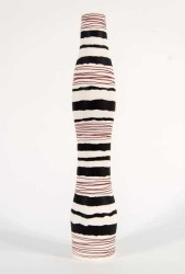 Striped Porcelain Totem Vessel No.5