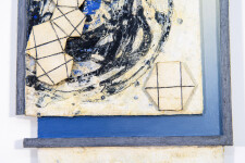 This intriguing abstract mixed media composition is by Lucy Maki. Image 4